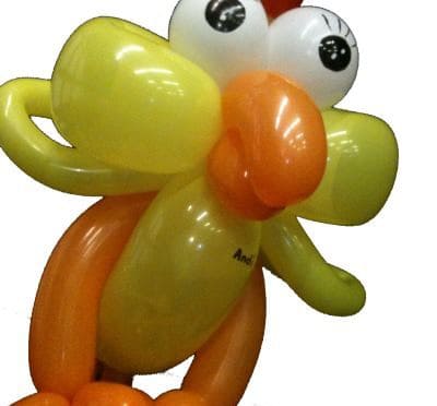 Ballonfiguren - das Huhn